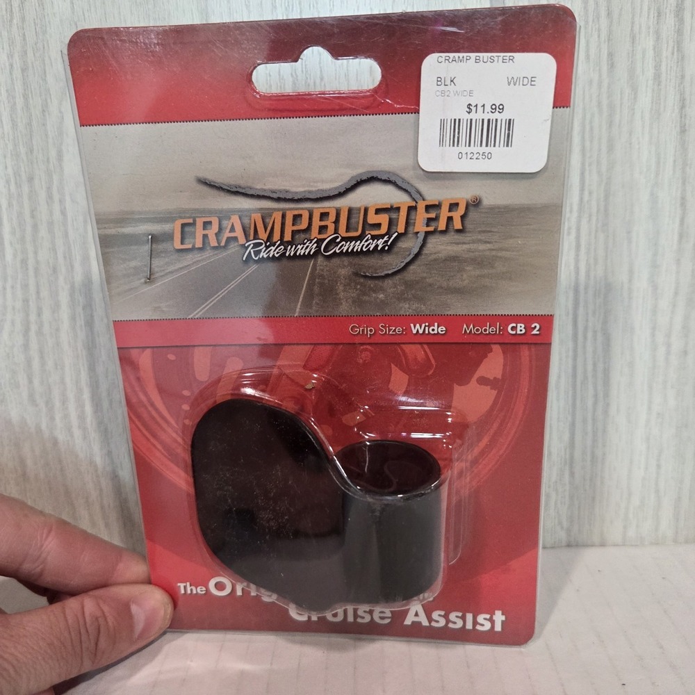 CrampBuster - CB4 EA - Throttle Grip, Oversized - 1-1/2in. - Black - Picture 1 of 2